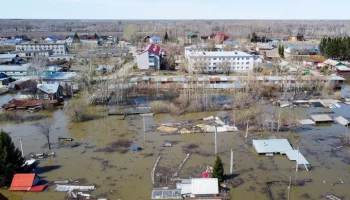 Уровень воды в реке Ишим в Тюменской области достиг рекордной отметки