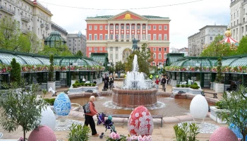 Москвичам рассказали о необычном оформлении фестиваля «Пасхальный дар»