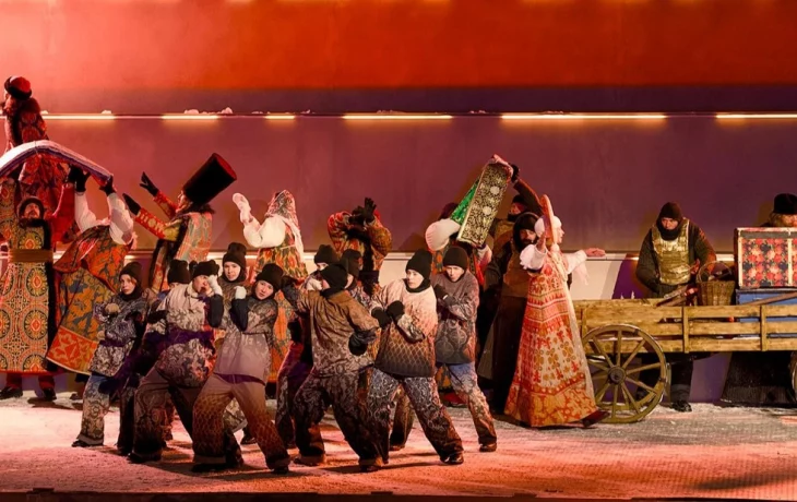 Спектакль «Соборная площадь» в кинопарке «Москино» прошел с аншлагом Спектакль «Соборная площадь» в кинопарке «Москино» прошел с аншлагом