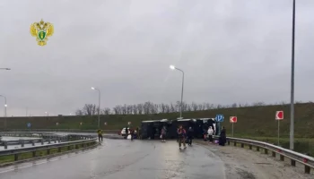 Три человека пострадали при ДТП с автобусом "Москва &ndash; Геническ" в Ростовской области