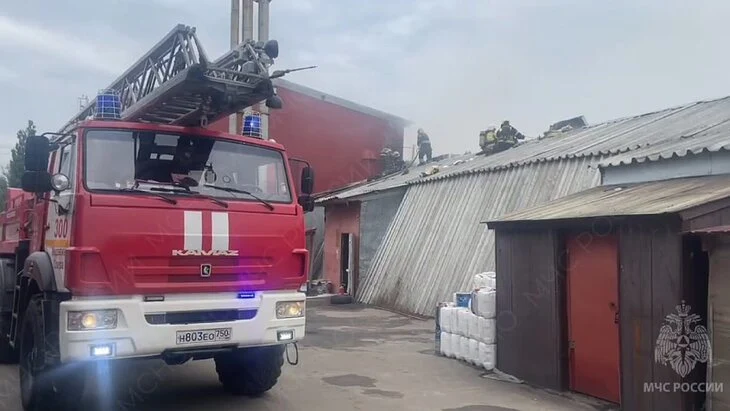 Один человек пострадал при пожаре в автосервисе в Щелкове Один человек пострадал при пожаре в автосервисе в Щелкове