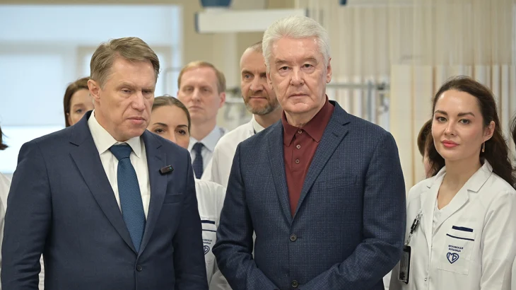 Собянин и Мурашко осмотрели будущий родильный дом в ГКБ имени Вересаева Собянин и Мурашко осмотрели будущий родильный дом в ГКБ имени Вересаева