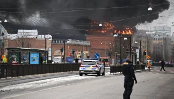 Пожар произошел в крупнейшем парке развлечений в Швеции