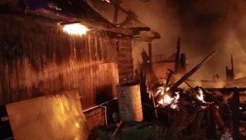 Молния стала причиной пожара в Удмуртии