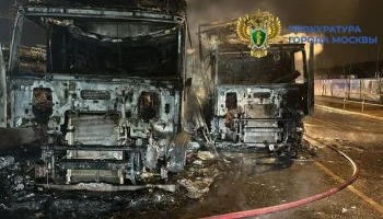 Мужчина погиб в результате возгорания грузовика в ТиНАО