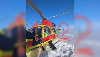 Вертолет санавиации совершил жесткую посадку в Ставрополе