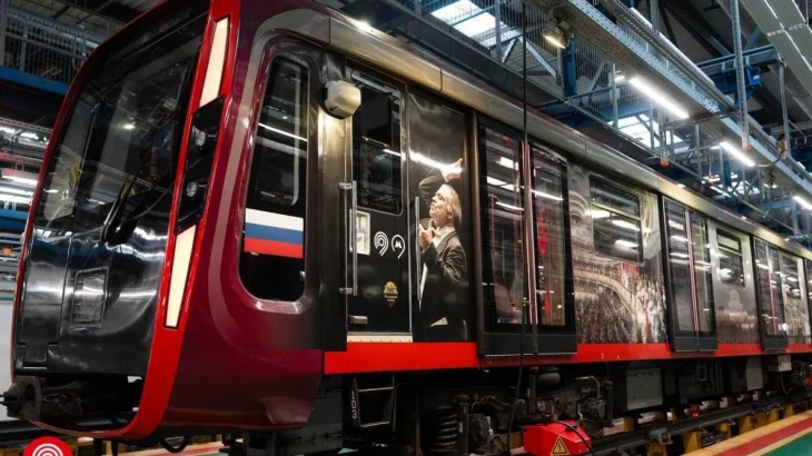 Тематический поезд запустили в метро к 250-летию со дня основания Большого театра