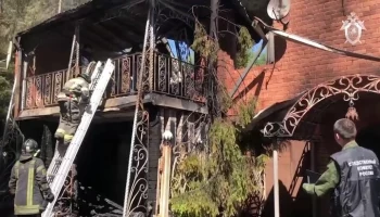 Правоохранители задержали арендатора сгоревшего частного дома в Истре