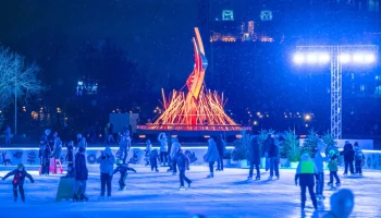 Площадка &laquo;Зимы в Москве&raquo; на Воробьевых горах стала одной из самых посещаемых