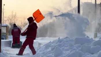 Городские службы Москвы повсеместно организовали работы по очистке дворов от снега