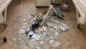 Появились кадры последствий атаки дрона ВСУ на роддом в Новокуйбышевске