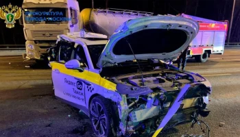 Таксист погиб в ДТП на МКАД