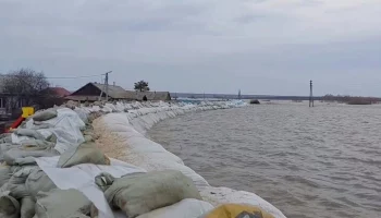 Уровень воды у Ишима в Тюменской области вырос на 60 сантиметров