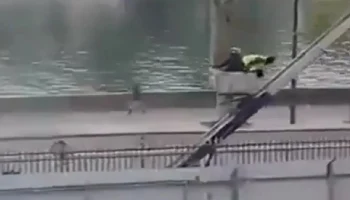 Появились кадры побега грабителей из Лувра