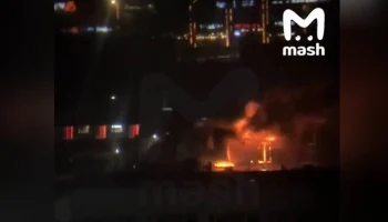 В Москве произошел пожар на территории хлебокомбината