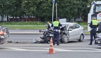 Движение восстановлено на Каширском шоссе после ДТП с участием семи автомобилей