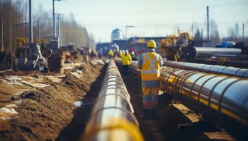 Началось строительство около 14 километров газопроводов в Краснопахорском районе