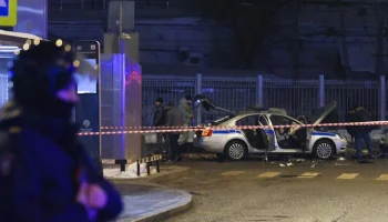 Мощность сработавшего у машины ДПС в Москве взрывного устройства составила 300 г тротила