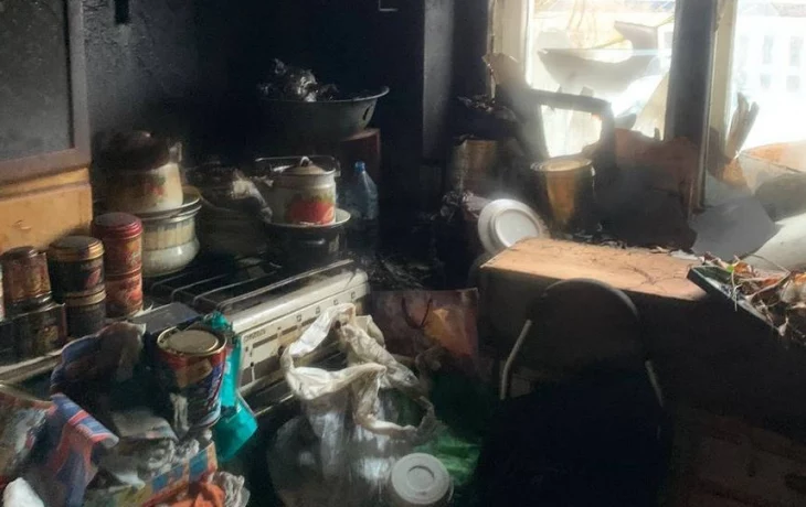 Женщина погибла при пожаре в жилом доме в районе Аэропорт Женщина погибла при пожаре в жилом доме в районе Аэропорт