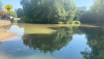 Прокуратура начала проверку в связи с загрязнением реки Чертановки на юге Москвы