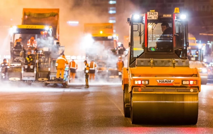 Работы по обновлению дорожного полотна стартовали в Москве Работы по обновлению дорожного полотна стартовали в Москве