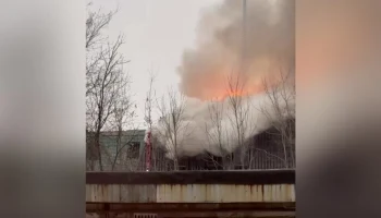 Пожар в банном комплексе в Химках локализован