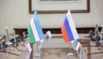 Путин и Мирзиеев начали переговоры в резиденции &laquo;Куксарой&raquo; в Ташкенте