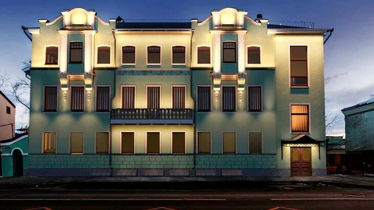 Здание музея-квартиры Кржижановского получило архитектурно-художественную подсветку Здание музея-квартиры Кржижановского получило архитектурно-художественную подсветку