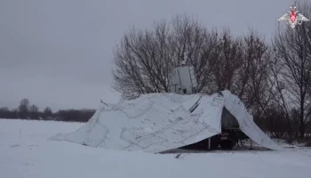 Часть обломков дрона попала в дом в селе Графовка Белгородской области