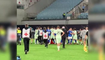 Матч Первой лиги между "Родиной" и "Факелом" завершился дракой