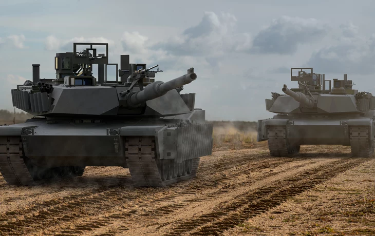 Американские танки Abrams появились в Курской области