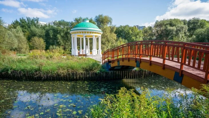 Работы по благоустройству двух участков парка "Яуза" выполнены почти на 90% Работы по благоустройству двух участков парка "Яуза" выполнены почти на 90%