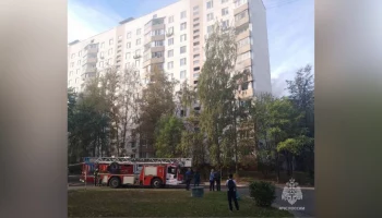 Три человека спасены из пожара на юго-западе Москвы
