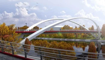 Собянин: началось строительство моста между Мнёвниковской поймой и Крылатским