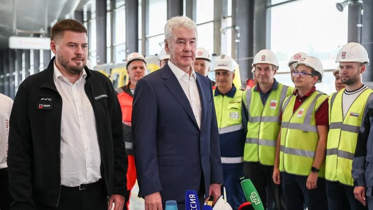 Собянин провел технический пуск станции "Потапово" Сокольнической линии метро Собянин провел технический пуск станции "Потапово" Сокольнической линии метро