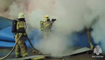 Открытое горение на складе в Нижнем Новгороде ликвидировано