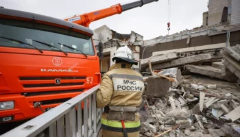 Поисково-спасательную операцию на месте обрушения пекарни в Лисичанске завершили