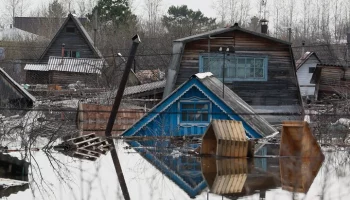 Пик паводка наблюдается в Кургане