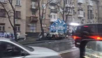 Уголовное дело возбуждено после взрыва автомобиля в центре Донецка