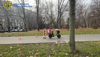 Курьер на электровелосипеде сбил женщину с ребенком на тротуаре в Вешняках