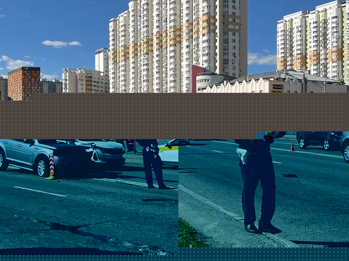 Крупное ДТП с участием нескольких автомобилей случилось в Митине