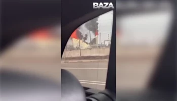 Два пожарных поезда задействовали для тушения резервуаров в Курской области