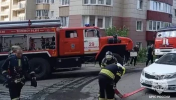 51 человек эвакуирован при пожаре в жилом доме в Балашихе