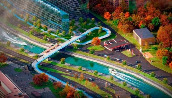 Собянин: еще семь пешеходных мостов появятся в Москве до 2026 года