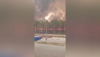 Пожар рядом с жилым микрорайоном произошел в Приамурье