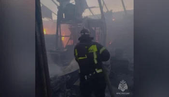 Открытое горение на предприятии в Казани локализовано