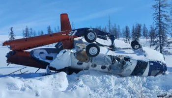 Следователи изъяли бортовые самописцы с места жесткой посадки Ми-8 в Магаданской области
