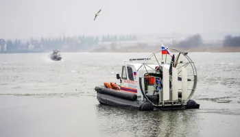 Более 25 судов на воздушной подушке будут патрулировать водоемы Москвы зимой