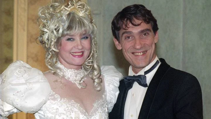 С Валерием Гаркалиным на съемках комедии «Ширли-мырли», 1994 год / Фото: РИА Новости 