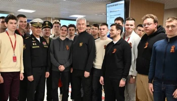 Мэр Москвы осмотрел строящееся здание военкомата на улице Яблочкова